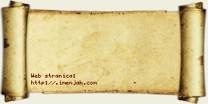 Jakov Isaković vizit kartica